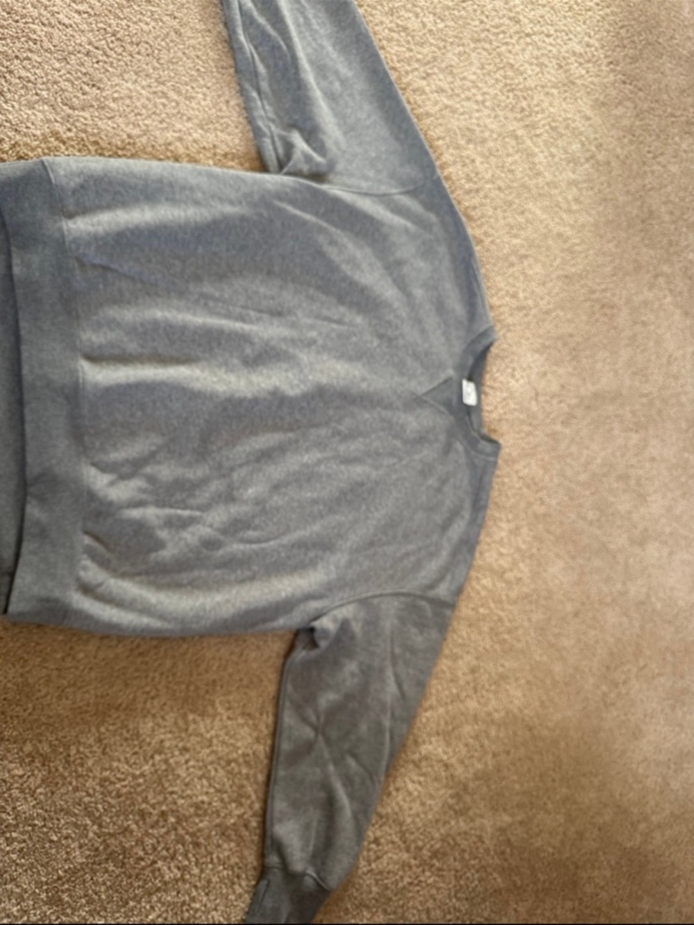 Aerie Classic Crewneck Sweatshirt in Heather Gray